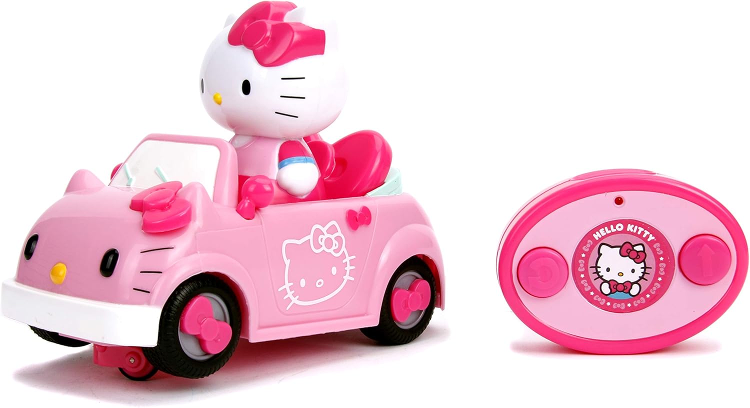 jada toys sanrio hello kitty 遥控车,粉色,红外线功能